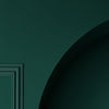 Rich green home paint colour for creative spaces