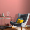 Interior painting with vibrant Popsicle paint shade