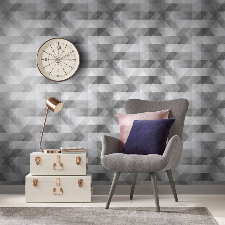 Graham & Brown Dimension Slate Wallpaper