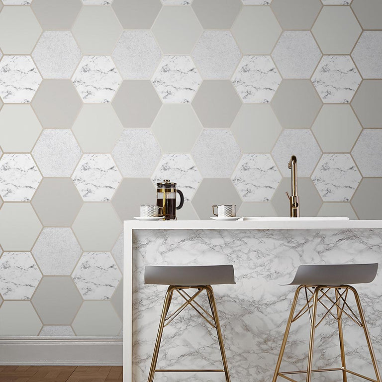 Graham & Brown Earthen Taupe Wallpaper