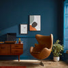 "Interior painting with timeless wall paint color"