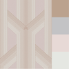 Luxurious Graham & Brown wallcoverings with a sleek geometric pattern
