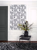 Stylish wallpaper of a tree in a luxury monochrome design