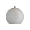 Granby Open Ball Glass in White