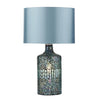 Guru Table Lamp Blue Mosaic Dual Source picture on the white background