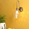 Hadano Wall Light Antique Chrome and Glass life style picture