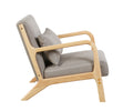 Hadley Accent Chair Linen Stone picture from the side
