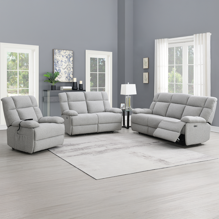 Halton 3 Seater Sofa Electric Recliner