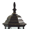 Hambro Outdoor Wall Light close view picture of the lantern top
