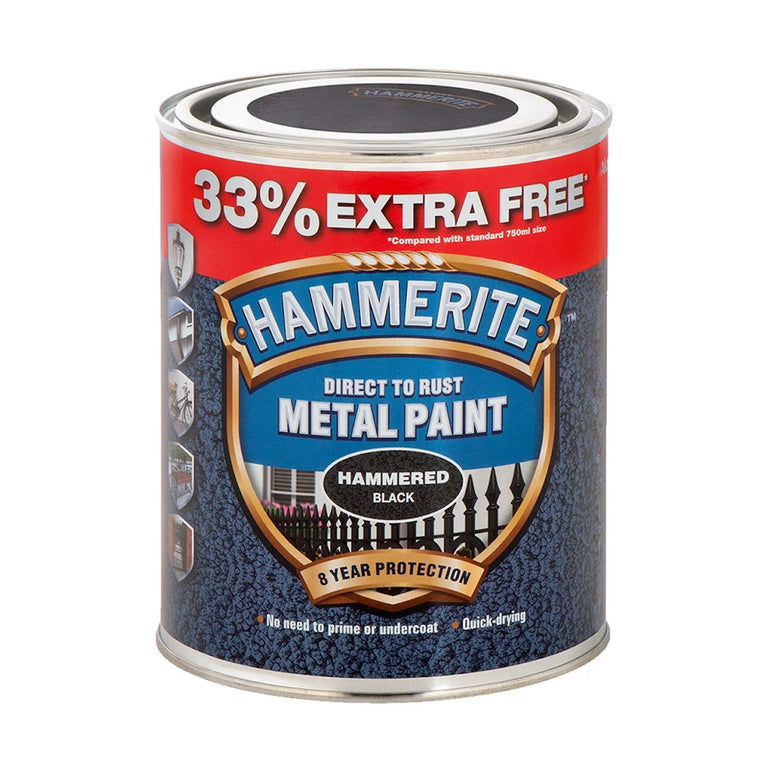 Hammerite Metal Paint Hammered Black
