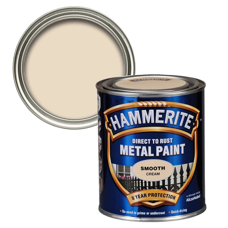 Hammerite Smooth Metal Paint Cream