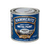 Hammerite Smooth Silver close view photo on the white background