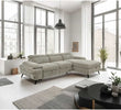 Hannah Corner Sofa Bed RHF Cream life style picture 