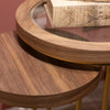 Hannah Nest of 2 Side Tables close view picture of the table top