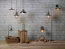 Hannover 1 Light Pendant Black Antique Brass life style picture