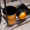 Harley Motorbike Bar Black close view picture of the ice bowl