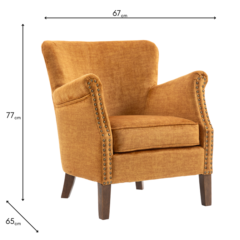 Harlow Armchair Amber - Harlow Furniture for Living Room