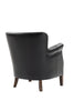 Harlow Armchair Black - PU Leather Occasional Chair for Living Room