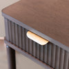 Harman 1 Drawer Accent Table with gold accents