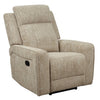 Harper 1 Seater Recliner Chair Beige picture on the white background