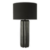 Hebron Ceramic Table Lamp Black picture on the white background