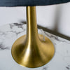 Helena Flared Table Lamp Gold life style close view photo of the base