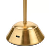 Hestia Bronze USB LED Touch Table Lamp close view picture of the lamp base and USB-C charging port