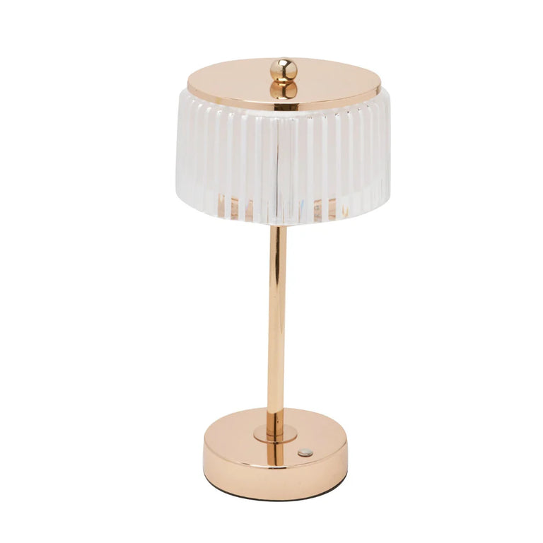 Hestia Crystal USB LED Touch Table Lamp