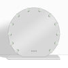 Hollywood Round Mirror XL 90 cm picture with turned off lights