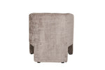 Elegant living room chair with chenille fabric, Humphrey Accent Chair Mink.
