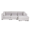 Keep Your Space Tidy: Light Grey Footstool with Storage.
