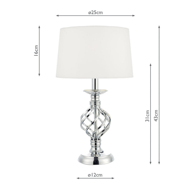 Iffley Touch Table Lamp Polished Chrome - Lamp for Table Lighting