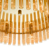 Imani 16 Light Pendant Natural Brass close view picture from the bottom