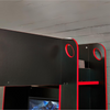 Functional bunk bed designed to enhance gaming experiences.