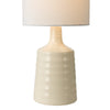 Inci Twin Pack Table Lamp Cream With Shade close view picture of the base