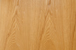 Sleek rectangle dining table Indy 1.6m Sand for modern homes
