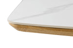 Durable wood rectangle dining table Indy 2m Sand
