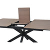 Infiniti 180-220 cm Dining Table Ashen Oak close view picture of the table extension