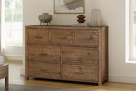 Inola 7 Drawer Dressing Chest Cashew life style picture