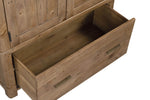 Inola Wardrobe Cashew top view picture of the opened drawer