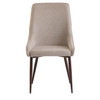 Upholstered dining chairs with a soft-touch finish – Iver Dining Chair Ivory (Set of 2)
