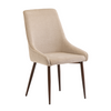 Elegant fabric dining chairs – Iver Dining Chair Ivory (Set of 2)
