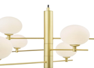 Opulent Jasper Pendant - Six Lights for a Glowing Ambiance.