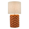 Jayden Table Lamp Orange Glaze picture on the white background
