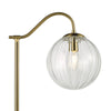 Jocelyn Floor Lamp Natural Brass close view picture of the shade
