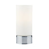 Jot Touch Table Lamp Chrome Opal Glass picture on the white background