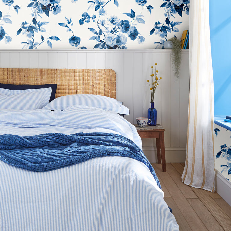 Joules Boho Bloom Wallpaper Cream - Home Decor Collection