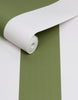 Joules Harborough Stripe Wallpaper Olive Green picture of the wallpaper roll