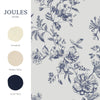 Joules Honey Floral Wallpaper Cream perfect uits with thoe paint colors