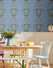 Joules Perfect Pollinators Wallpaper Haze Blue life style picture
